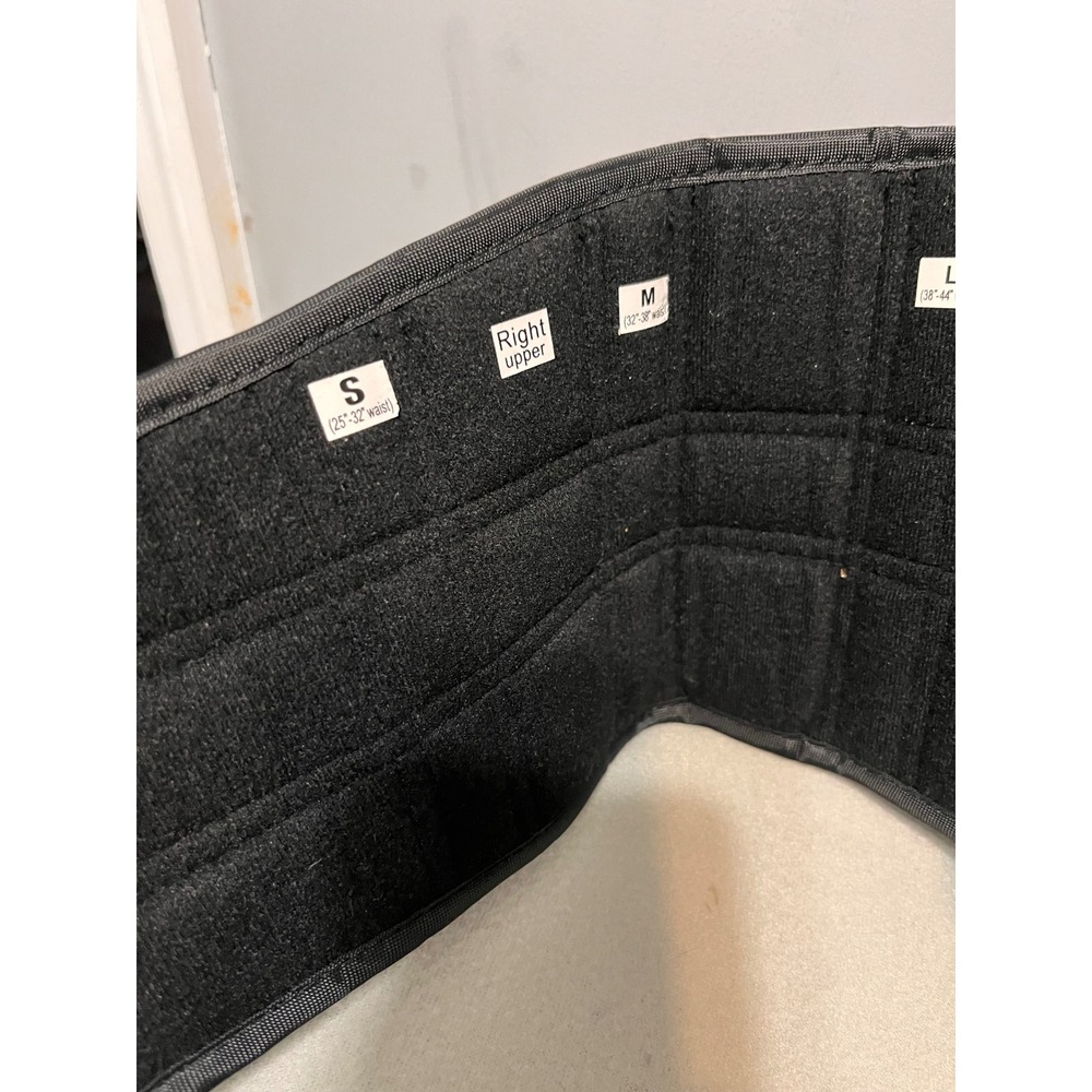 Delta LSO Lower Back Brace Adjustable Lumbar Support Pulley System Black LSO-637 - Picture 8 of 10